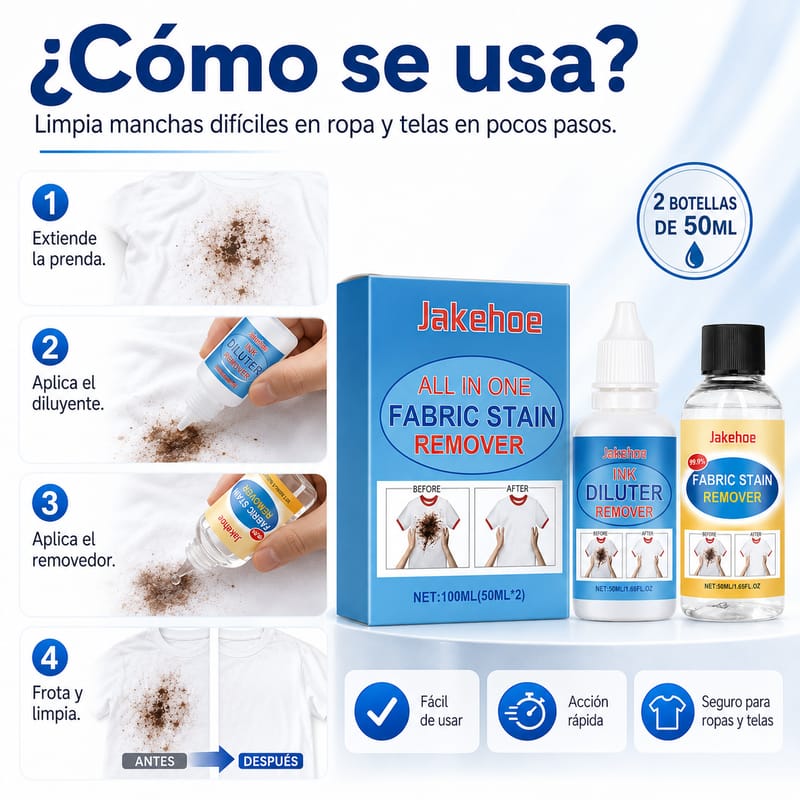 CLEAN PRO™ - REMOVEDOR DE MANCHAS EN MINUTOS !  + ENVIO GRATIS