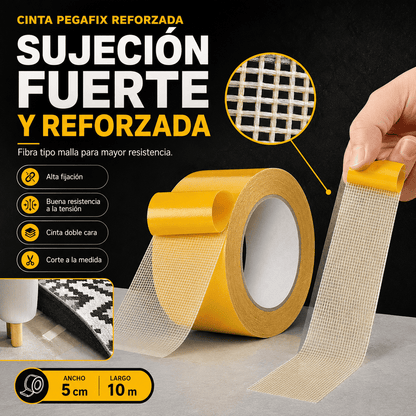 🧷 Cinta PegaFix Reforzada - Sujeción Firme Sin Rastros ✨