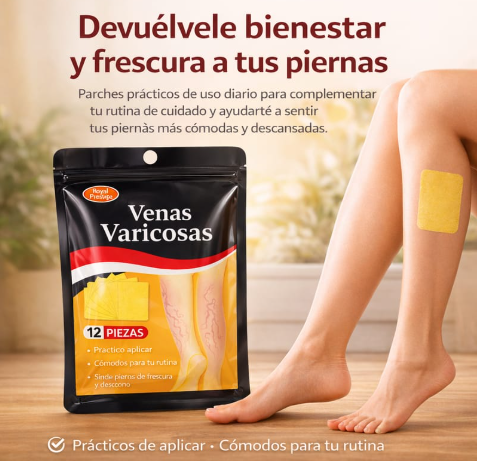 VeinsCare™ PARCHES PARA VÁRICES (12 UND)