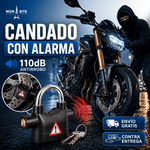 Candado Anti-Robo🚨 110dB + ENVIO GRATIS