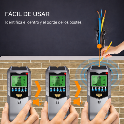 🔎 Detector de Pared Multimaterial 5 en 1🛠️ - Trabaja Sin Riesgos