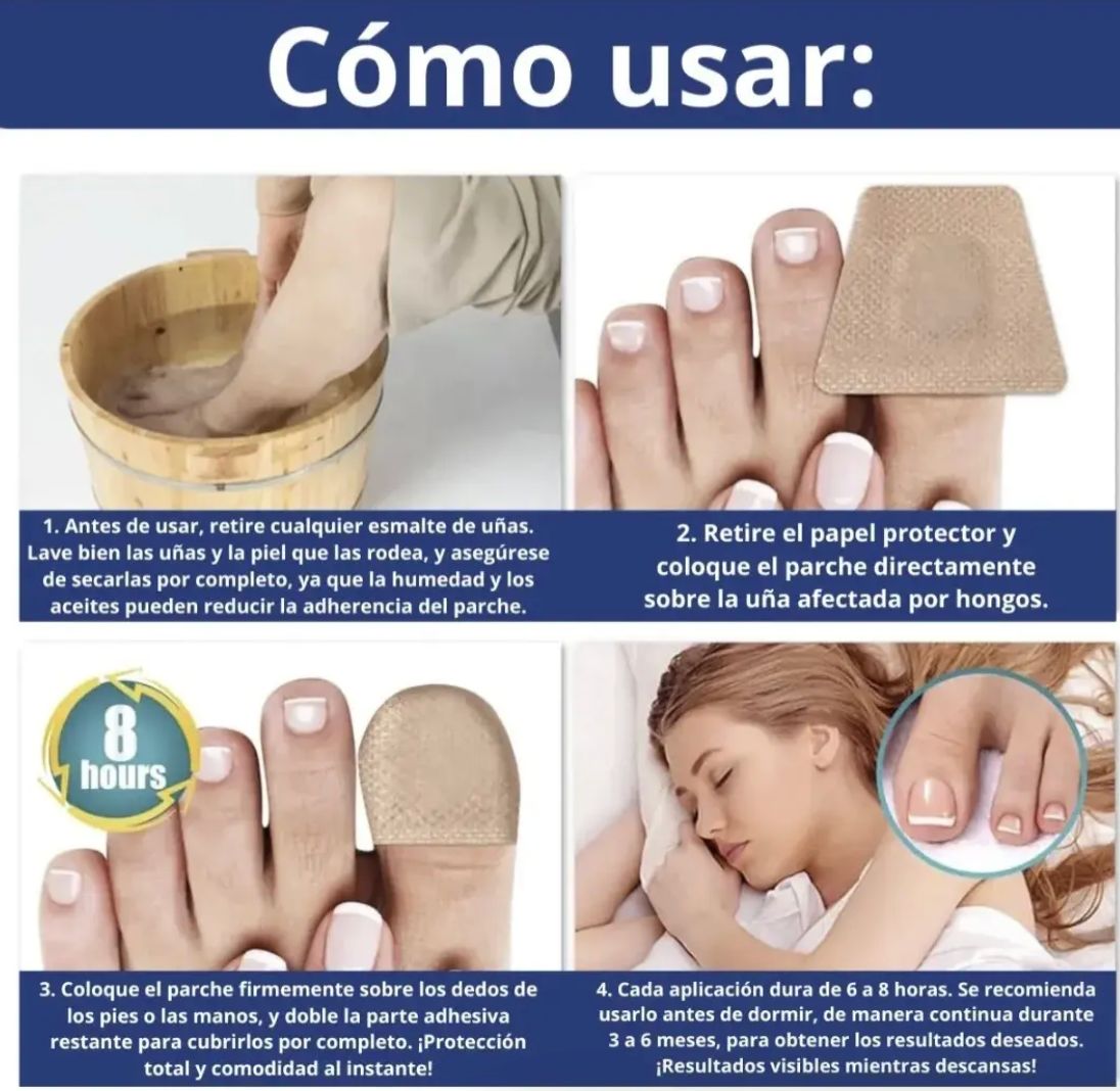 Parches AntiHongos 🩹 y Regeneradores De Uñas - FUNGAL NAIL PATCHES®💊