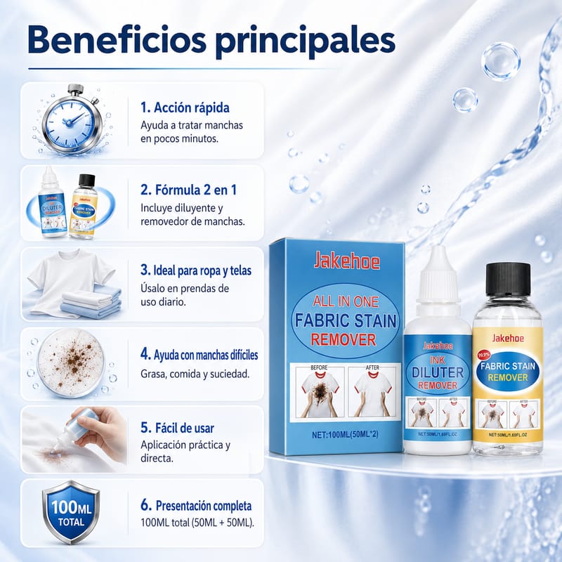 CLEAN PRO™ - REMOVEDOR DE MANCHAS EN MINUTOS !  + ENVIO GRATIS
