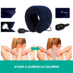 COLLARÍN CERVICAL INFLABLE - ALIVIA DOLOR Y TENSIÓN CUELLO