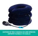 COLLARÍN CERVICAL INFLABLE - ALIVIA DOLOR Y TENSIÓN CUELLO