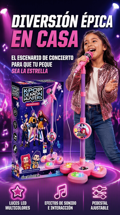 MICROFONO KARAOKE K-POP DEMON HUNTERS